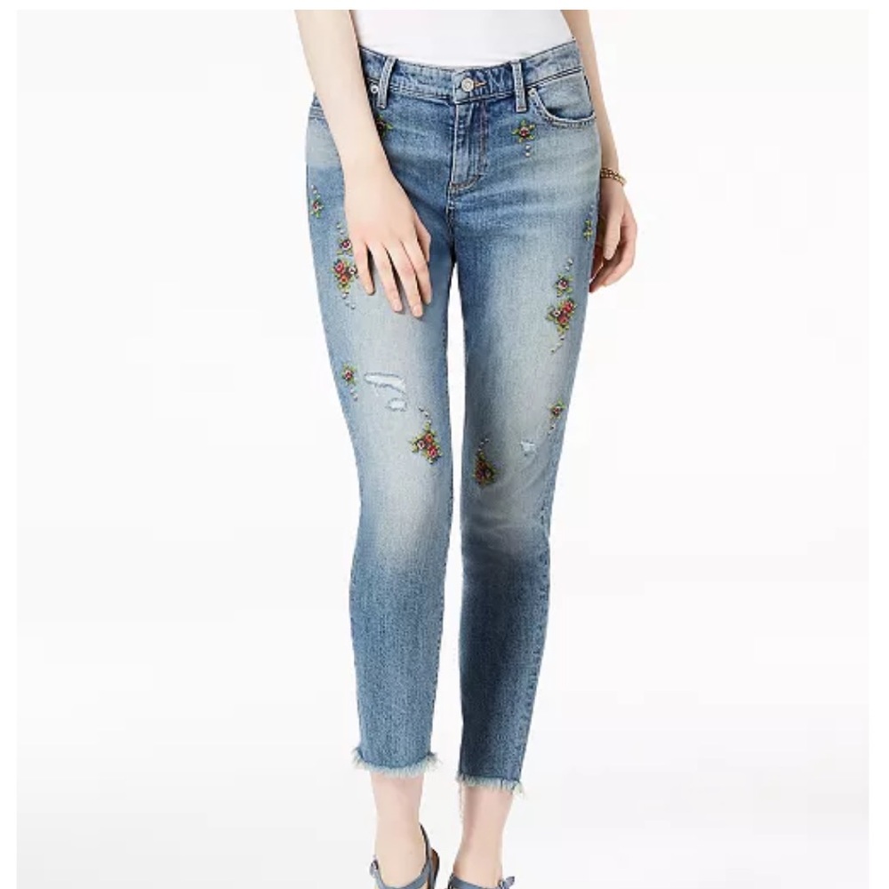 Lucky Brand Embroided Jeans